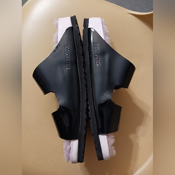 Birkenstock Black Patent Keather Sandals Size 39 - Picture 6 of 10